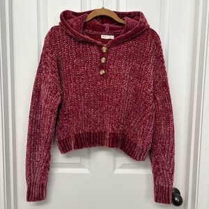 Chenille Hoodie Sweater | Women’s M | Aeropostale